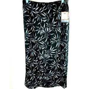 Leslie Fay Sportswear Women's Front Wrap Maxi Skirt Vintage NWT Size 18